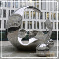 Hot Sale large irregular stainless steel city sculpture